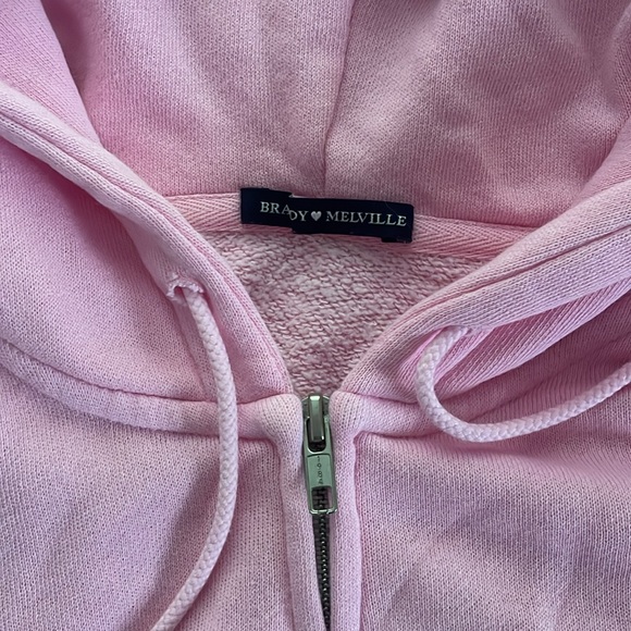Brandy Melville Zip Up Hoodie - Picture 2 of 3